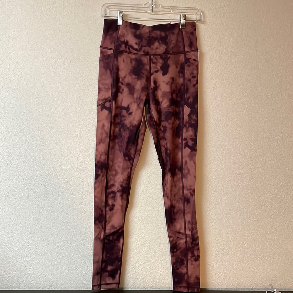 Victoria's Secret Tie-Dye Leggings - Brown and Black